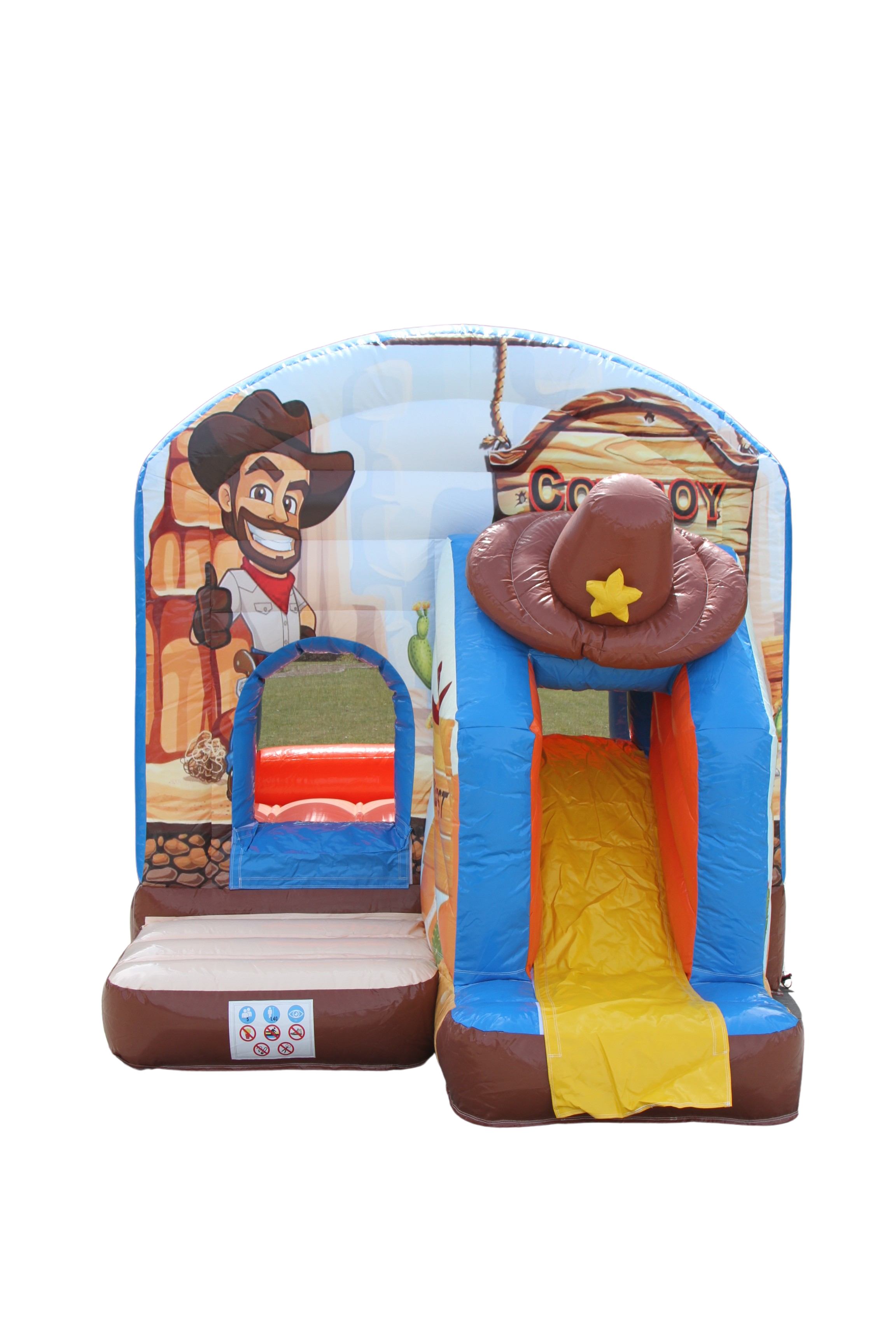 Springkussen cowboy - 3,9x2,8 m