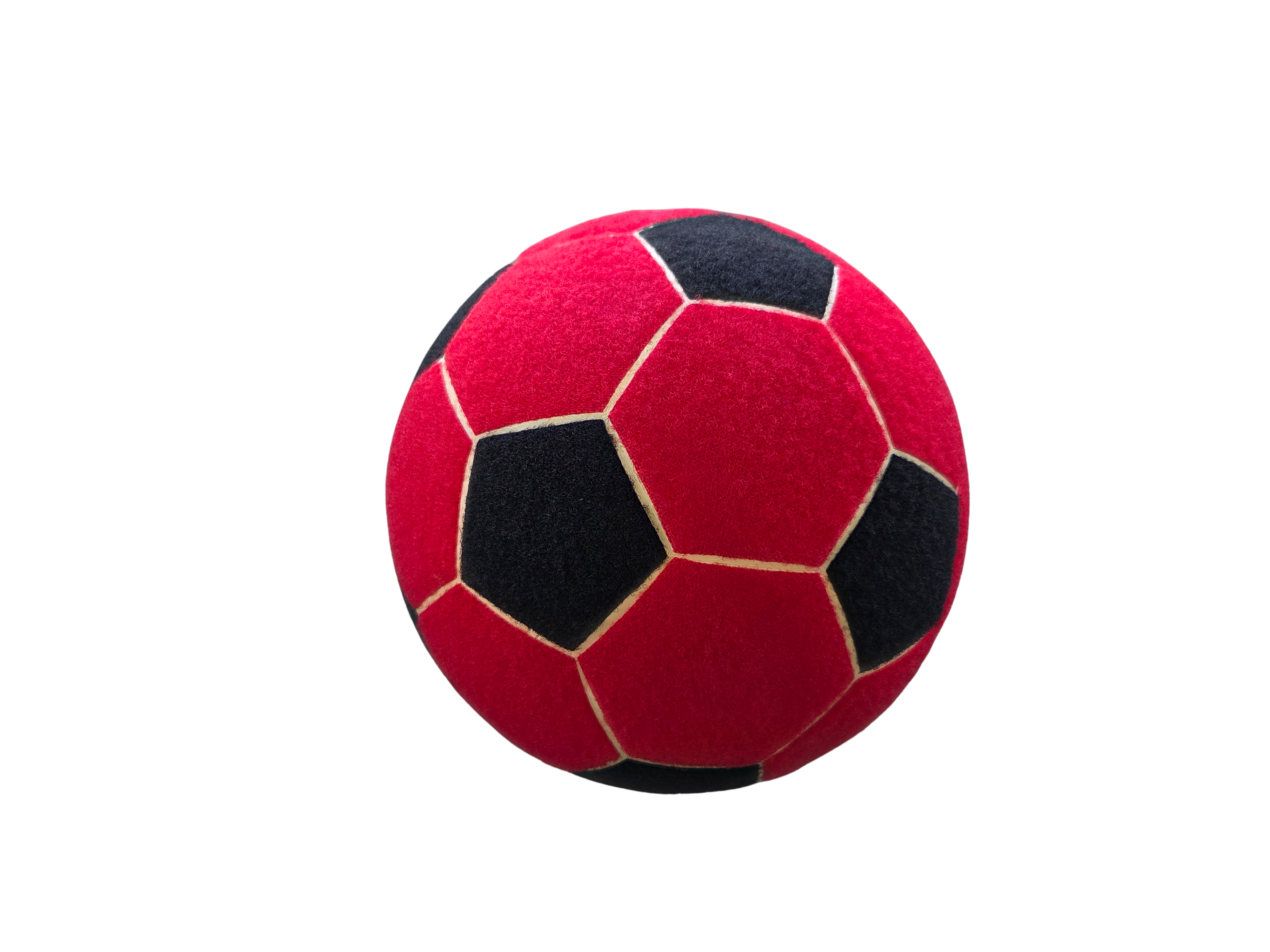 3 ballen met klittenband voor voetbaldarts - rood/zwart