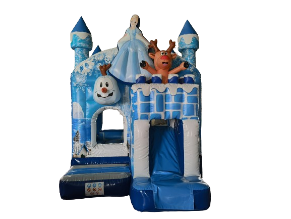 Springkussen ijs prinses - 3,9x2,8m 