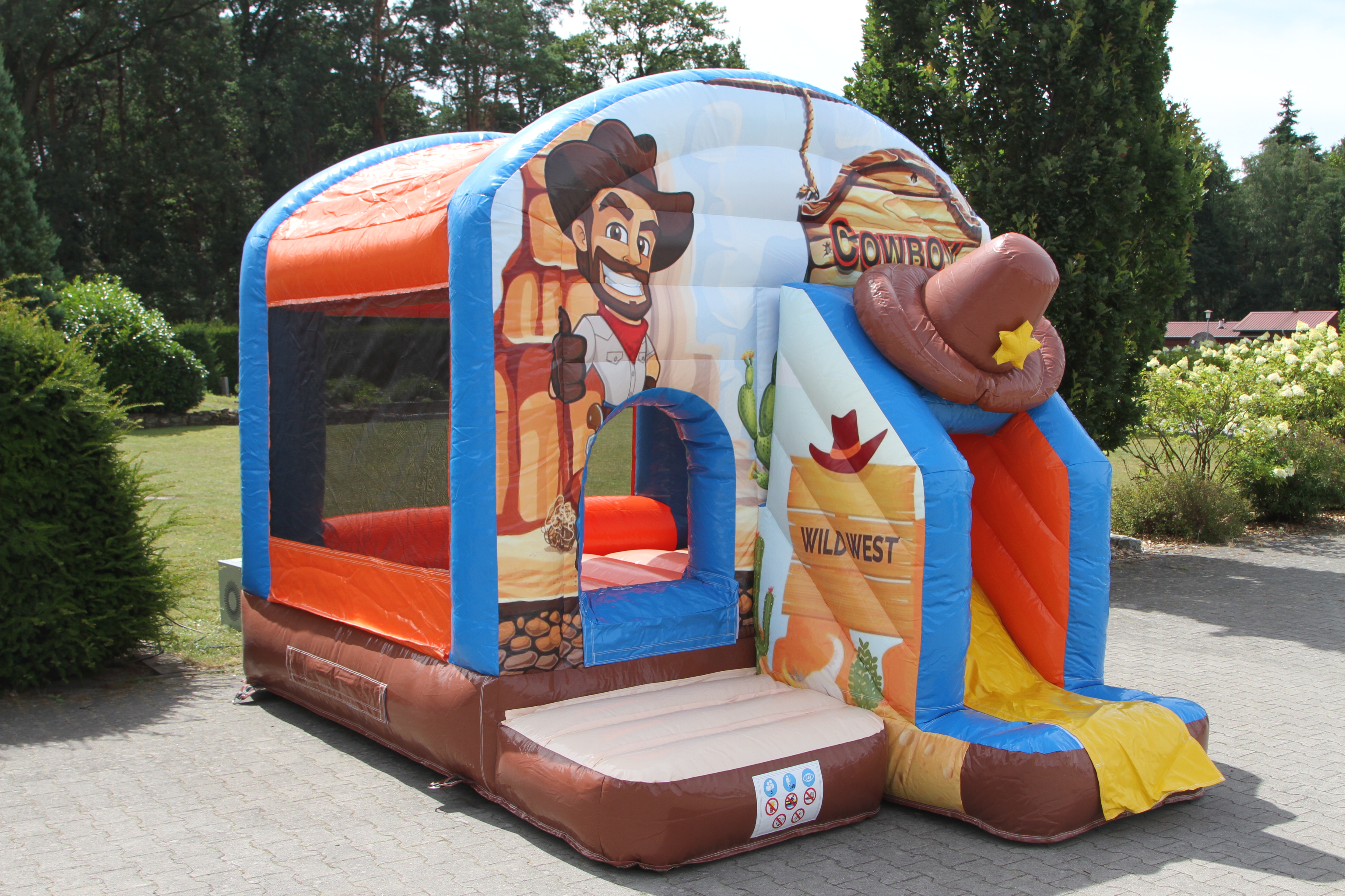 Springkussen cowboy - 3,9x2,8 m