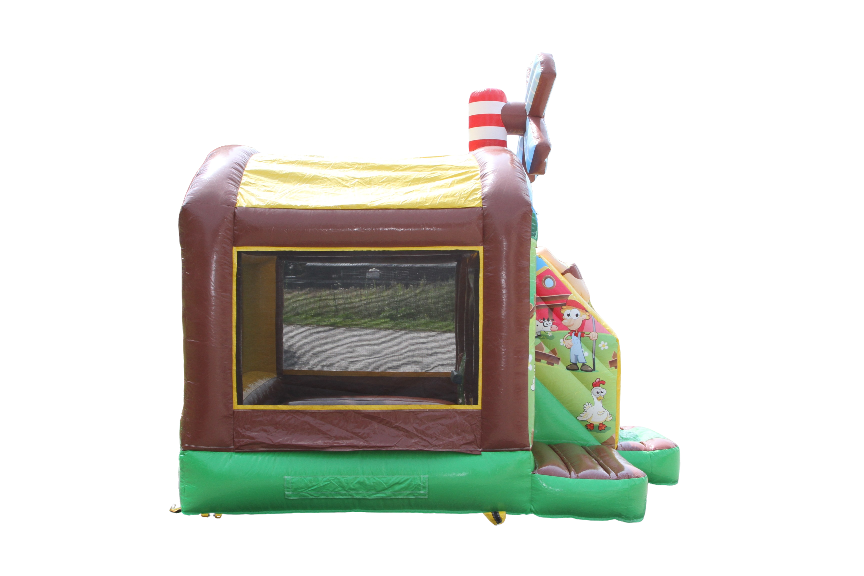 Springkussen Boerderij - 3,9x2,8m 