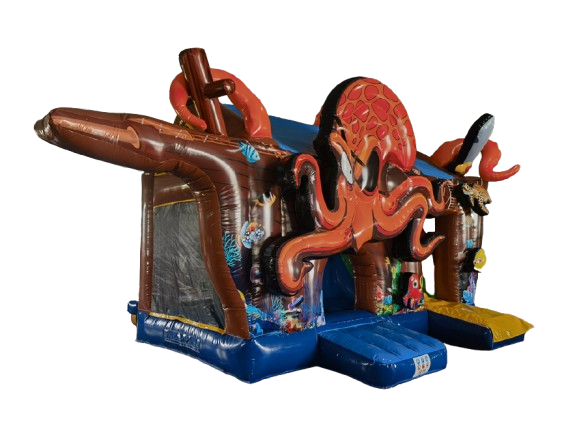 Springkussen multiplay 5x4 m - octopus 