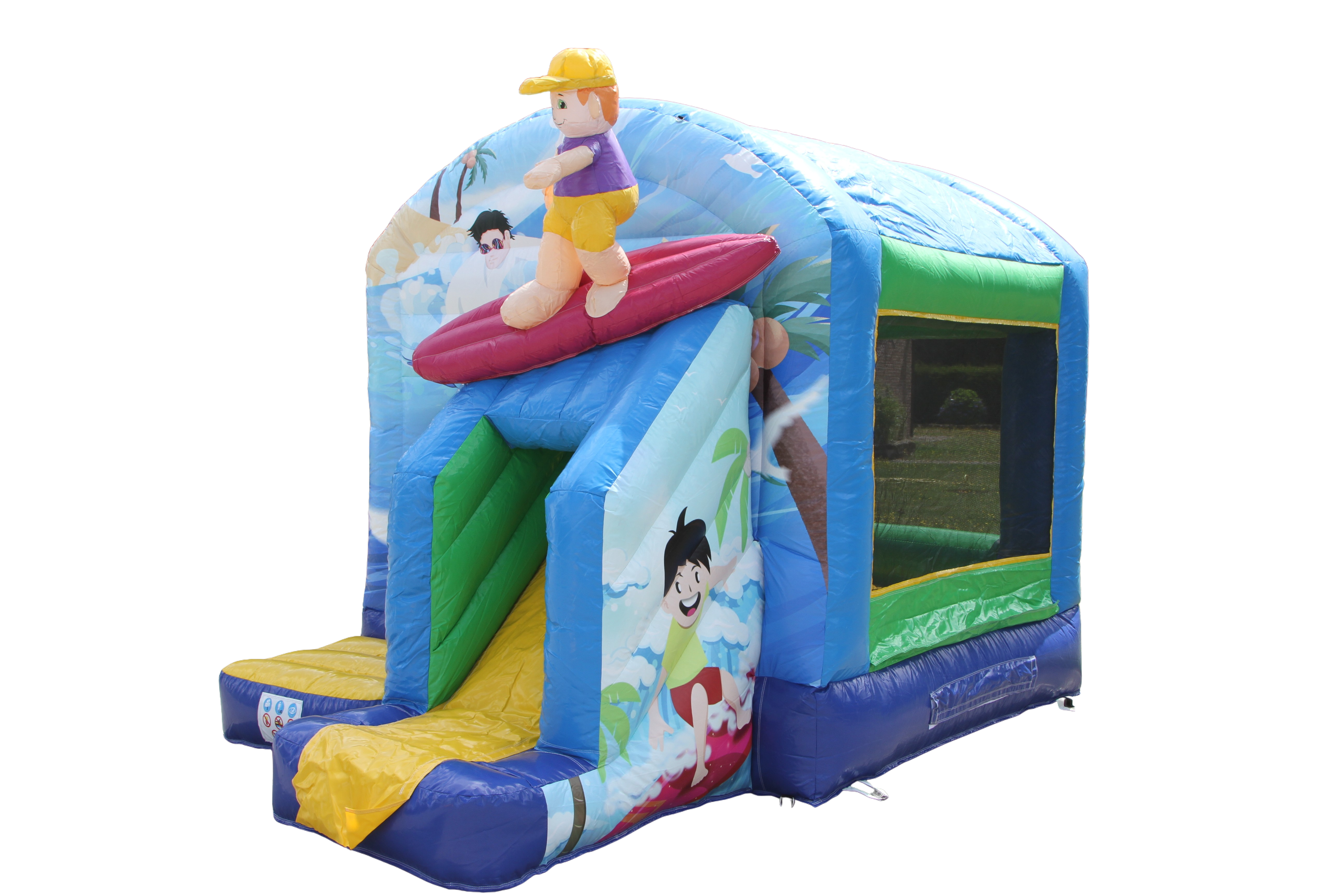 Springkussen surfer - 3,9x2,8 m 